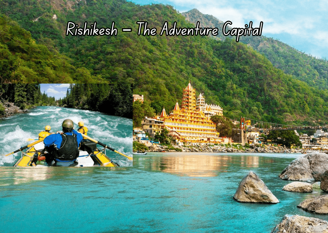 Ganga river at Rishikesh - rafting and yoga